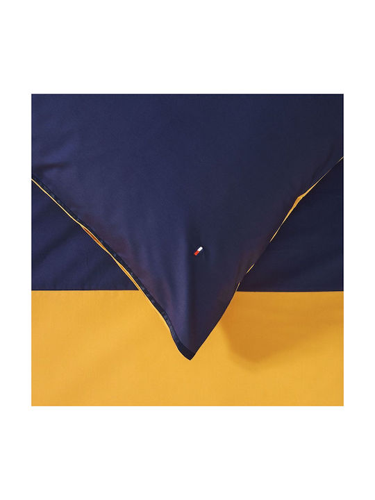 Tommy Hilfiger Tailor Pillowcase Set with Envelope Cover Gοld 50x80cm. 695099