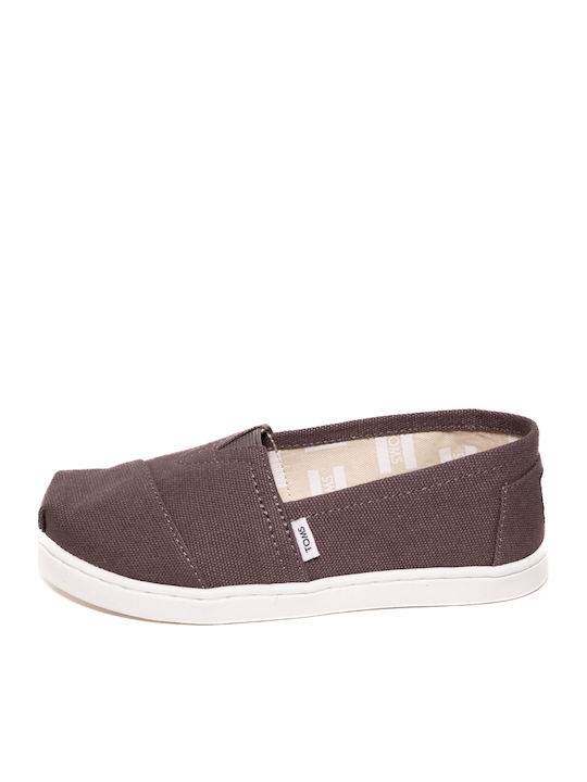 Kids Espradrilles Slip-On Gray Alpargata