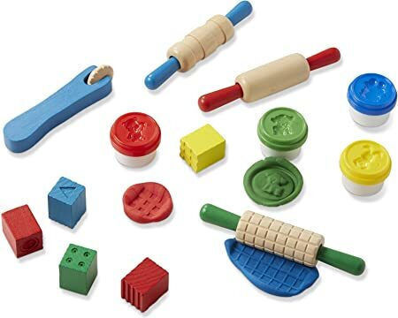 Melissa & Doug Spielset Modellierknete aus Knete mit 4 Farben für 3+ Jahre