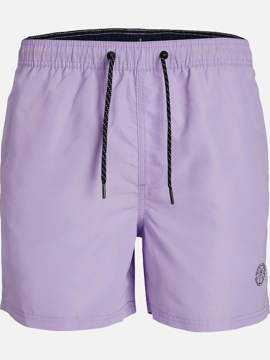 Men's Swimwear Shorts Purple Rose