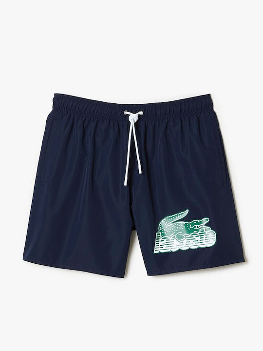 Herren Badebekleidung Shorts Marineblau mit Mustern
