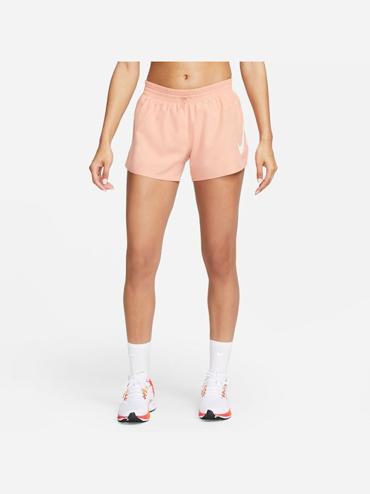 Swoosh Γυναικείο Αθλητικό Σορτς Dri-Fit Salmon