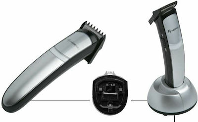 Bangshou Professional Rechargeable Hair Clipper Silver RFC-0817B