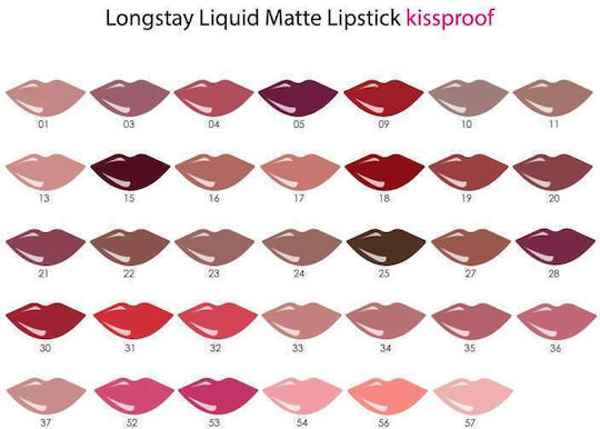 Golden Rose Υγρό Κραγιόν Matte 01 5.5gr