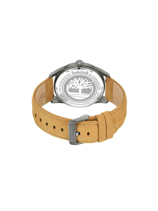 Timberland Northbridge Uhr Batterie mit Braun Lederarmband