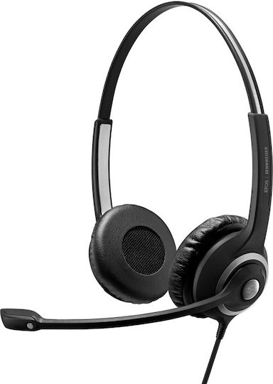 Epos Impact SC 260 USB Auf dem Ohr Multimedia-Headsets mit Mikrofon und Verbindung USB-A in Schwarz Farbe