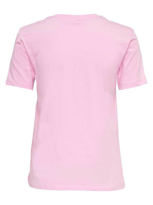 Only Damen T-Shirt Rosa