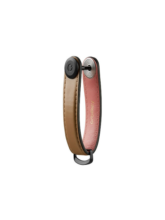 Orbitkey Keychain Leather Pink