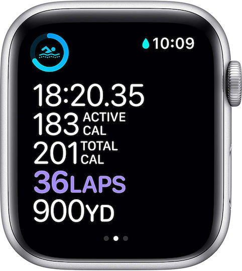 Apple Watch Series 6 Aluminium 40mm Waterproof with Heart Rate Monitor (White)