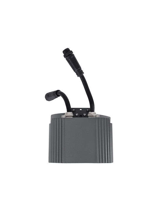 GloboStar Treelight Plante Outdoor Floor Lamp LED Wall Washer 3W RGBW IP67 Gray