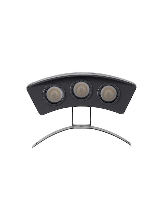 GloboStar Treelight Plante Outdoor Floor Lamp LED Wall Washer 3W with Natural White Light IP67 White