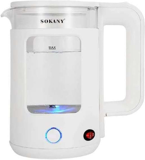 Sokany SH-1064 Kettle 2.2lt 1500W White