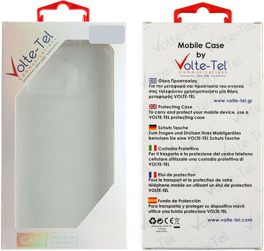 Volte-Tel Slimcolor Air Umschlag Rückseite Silikon Transparent (Galaxy A14)