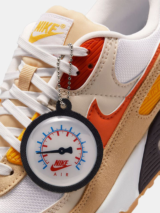Air Max 90 SE Мъжки Маратонки Summit White / Safety Orange Sesame