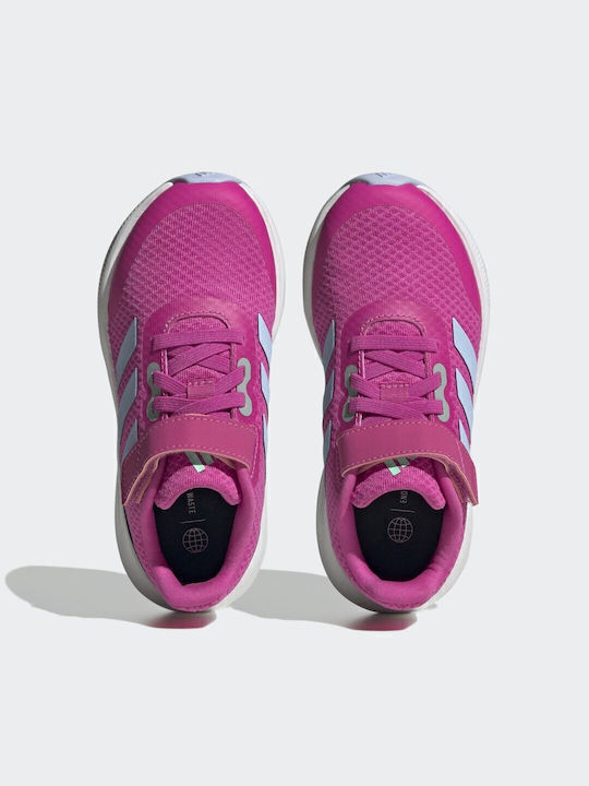 Runfalcon 3.0 El K Αθλητικά Παιδικά Παπούτσια Running με Σκρατς Lucid Fuchsia / Blue Dawn / Core Black