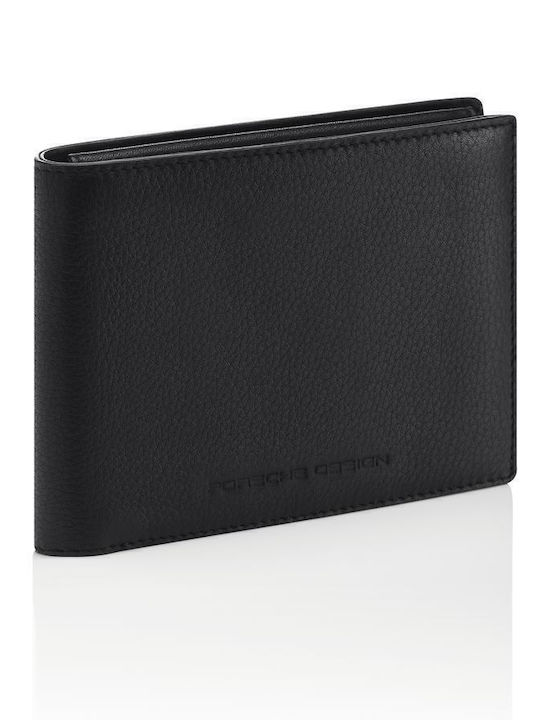 Leather Men's Wallet Classic with RFID Black