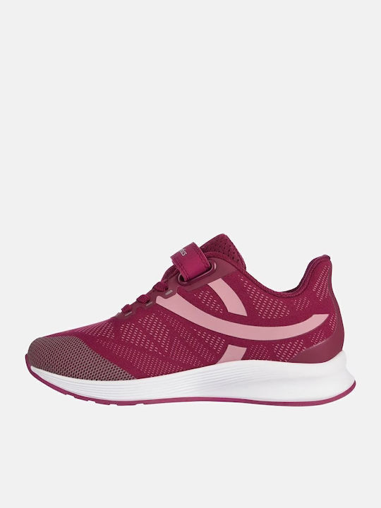 Oz 2.3 Kinder Sportschuhe Laufen mit Bügel- und Schleifenverschluss Burgundisch