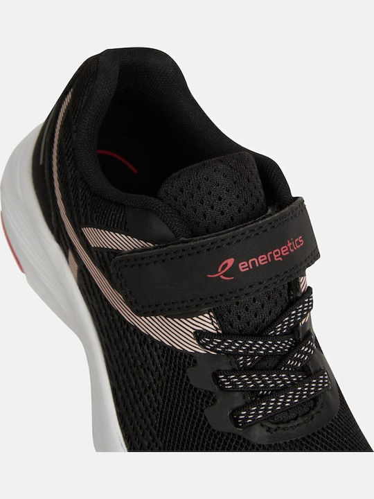 Elexir XII Детски Спортни Обувки Running с Велкро Черни