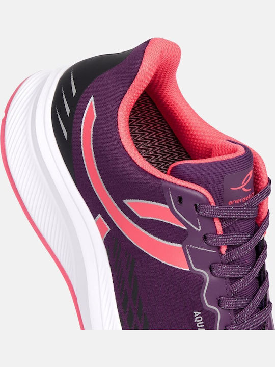 Oz 2.4 Kids Sports Shoes Running with Laces Purple