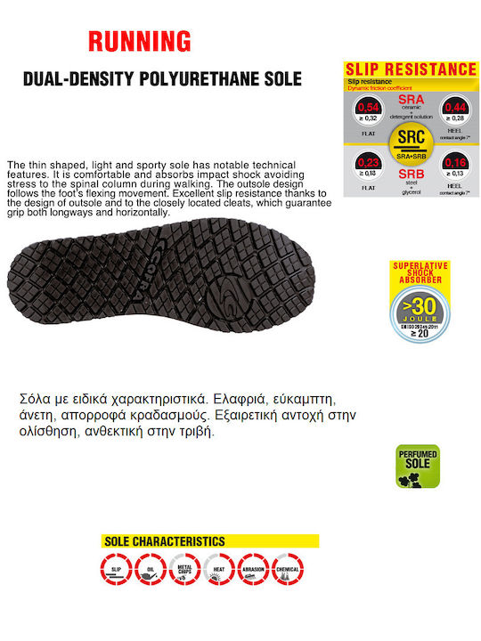 Cofra Guerin Low Safety Gray S1P with Certification (C), P,SRC