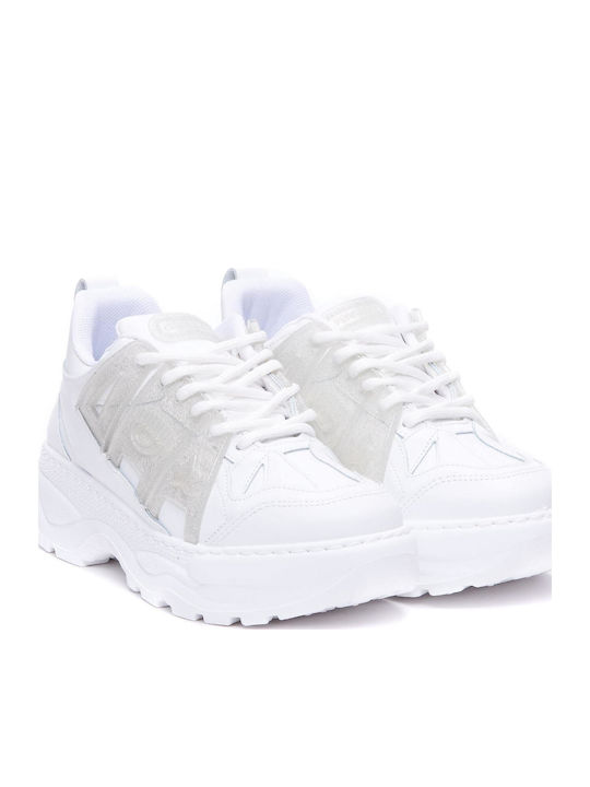 Γυναικεία Chunky Sneakers Λευκά
