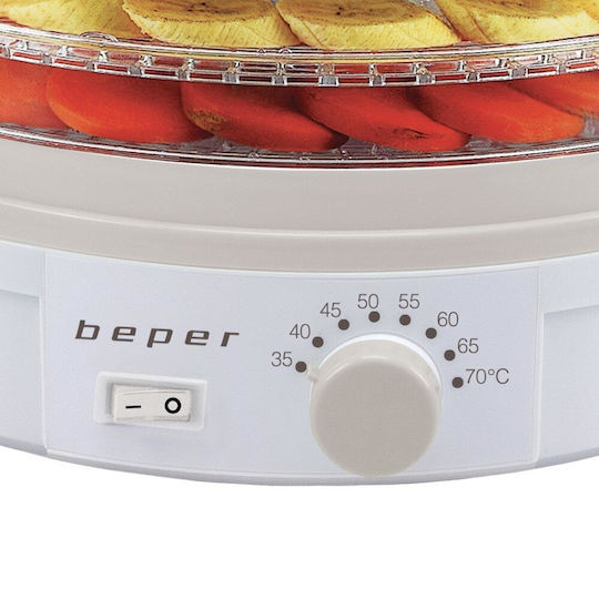 Beper Lebensmittel-Dehydrator mit 5 Regalen