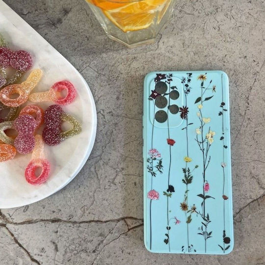 Tech-Protect Garden Back Cover Σιλικόνης Garden Blue (Redmi Note 12 5G)