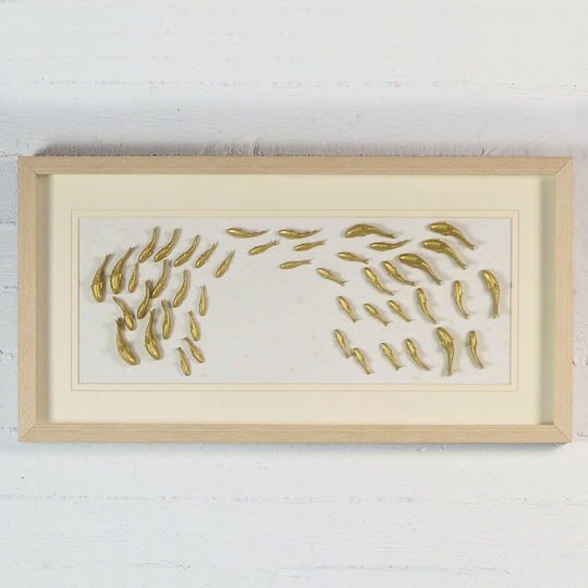Supergreens Ψάρια σε Καμβά 42.5x82.5 cm