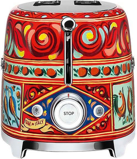 Smeg Toaster 2 Slots 950W Multicolour