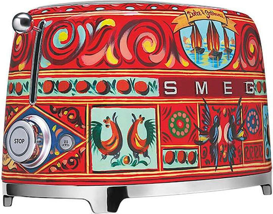 Smeg Toaster 2 Slots 950W Multicolour