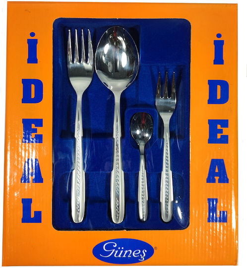 Epiplo-Fos Set de Tacâmuri Inoxidabil Argintiu 24buc