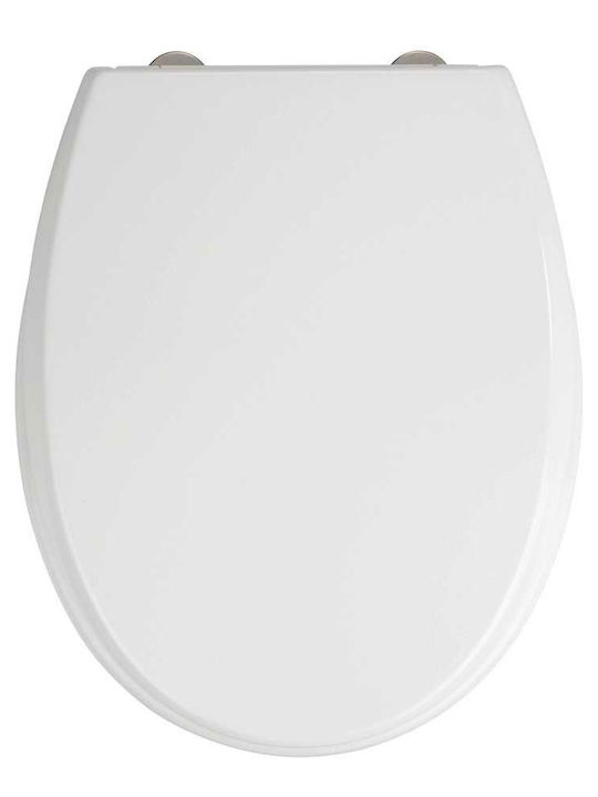 Wenko Furlo Toilet Seat Soft Close Plastic 44.5x37cm White