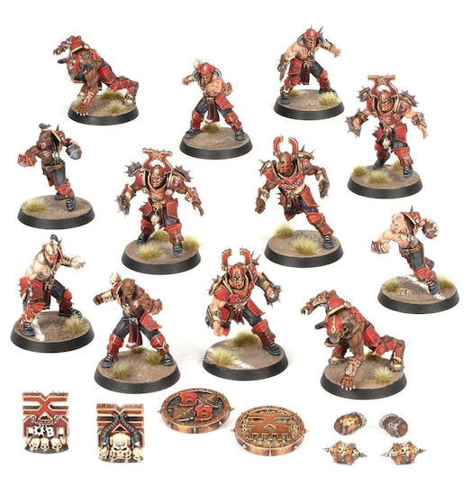 Games Workshop Blood Bowl Echipa Khorne Figura Măcelarilor Tribului Craniului