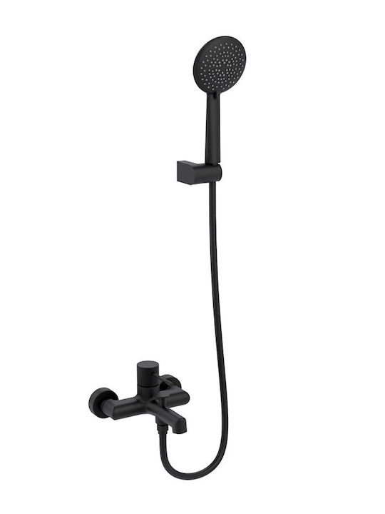 Orabella Terra Mischung Bade- / Duscharmatur Badewanne Komplettes Set Schwarz