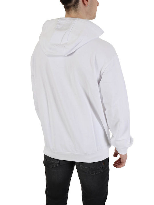 Hugo Boss Delegre Men's Sweatshirt with Hood White