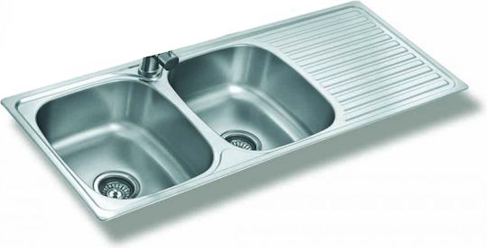 Gloria Practika Finox 304 Ένθετος Inox Σατινέ Μ118xΠ48cm Ασημί Gloria Practika Finox 304 Ένθετος Inox Σατινέ Μ118xΠ48cm Ασημί