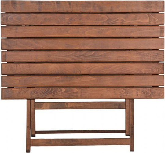 Table Retto Foldable 100x60x71cm Brown Table Retto Foldable 100x60x71cm Brown
