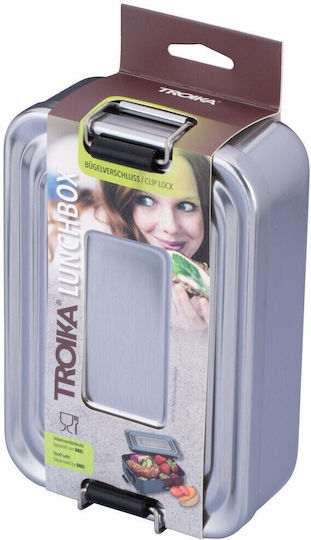 Troika Кутия за обяд Inox Сив 17.9x11.6см 1бр
