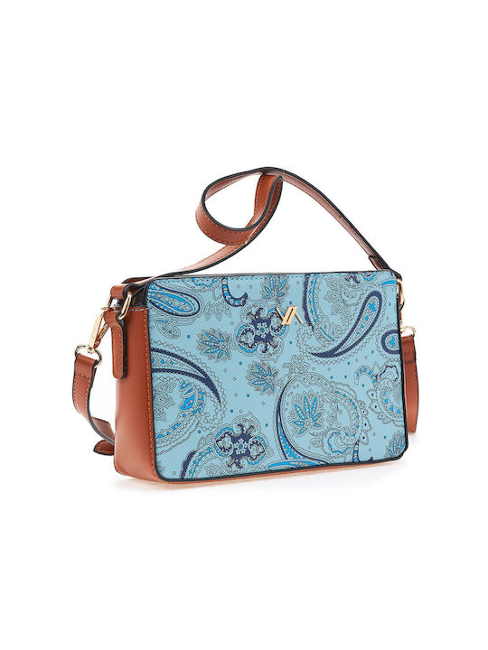 Verde Women's Bag Shoulder Light Blue