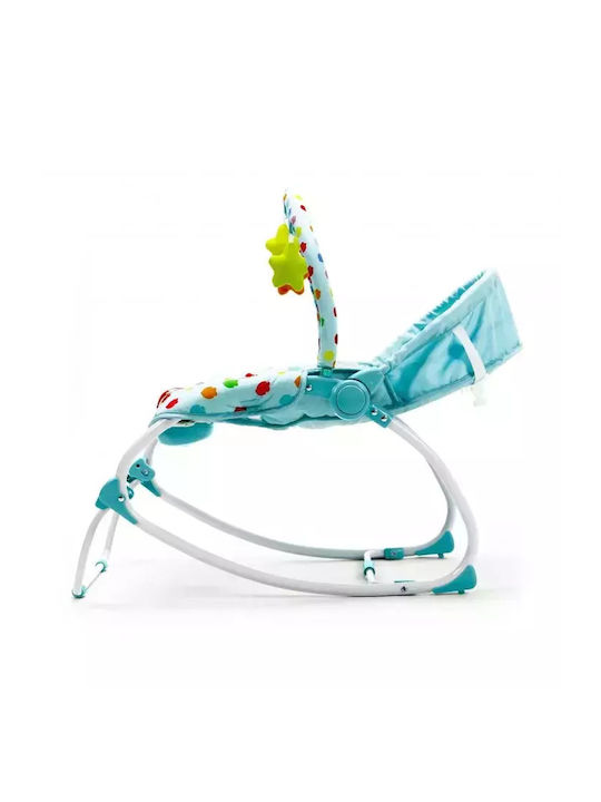 Asalvo Electric Baby Relax Swing Evo+ with Music and Vibration Ocean Blue for Child up to 9kg