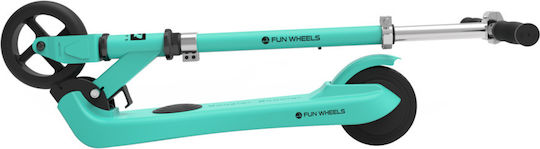 Rebel Fun Wheels Electric Children's Scooter with 12km/h Max Speed and 6km Autonomy in Green Color