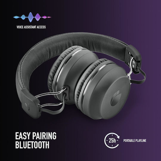NGS Artica Chill Fără fir / Cu fir Over Ear Căști cu 25 ore de Funcționare Negre
