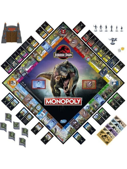 Hasbro Easter Candle Monopoly Jurassic Park for 8+ Years Hasbro