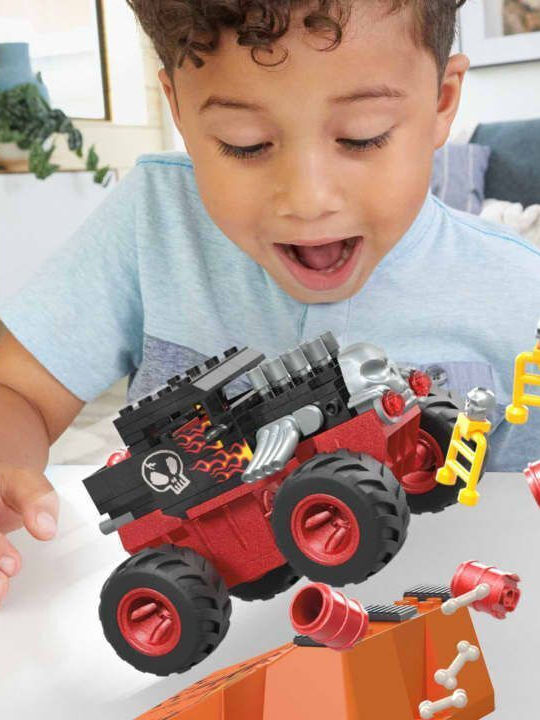 Παιχνιδολαμπάδα Smash & Crash - Bone Shaker για 5+ Ετών Hot Wheels