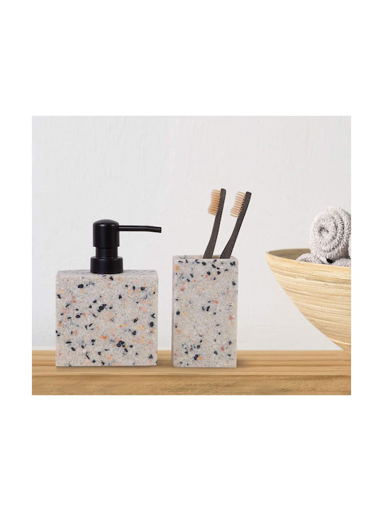 Nef-Nef Homeware Serafine Ποτηροθήκη Επιτραπέζια Κεραμική Λευκή