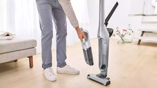 Bosch Rechargeable 2 in 1 Stick & Handheld Vacuum 21.6V Silver BCH3K2301