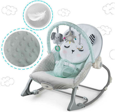 Ricokids Elektrisch Baby Relax mit Vibration Mint für Kind bis 9kg