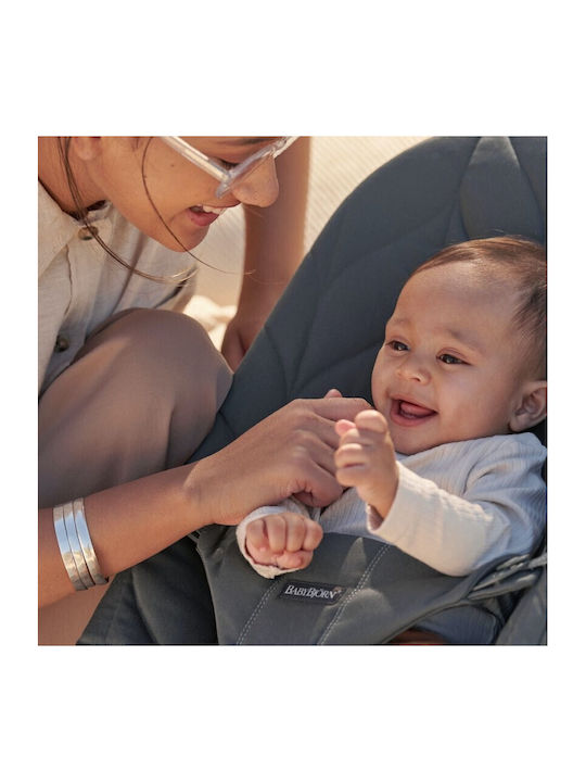 BabyBjorn Ръководство Релакс Бебе 2 в 1 Bliss Petals Антрацит за Дете до 13кг