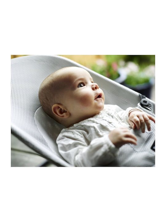 BabyBjorn Manual Baby Relax Balance Soft Mesh Mesh Silver/White for Child up to 13kg