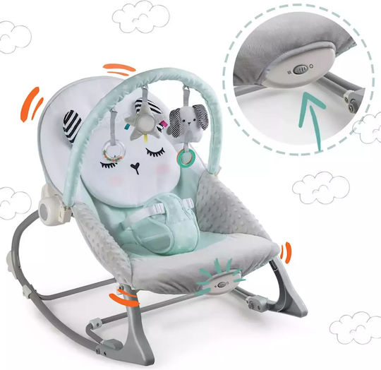 Ricokids Elektrisch Baby Relax mit Vibration Mint für Kind bis 9kg